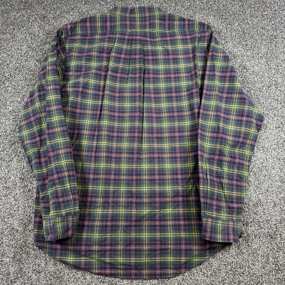 Ralph‎ Lauren Men's XL Custom Multicolor Plaid Long Sleeve Button Front Shirt - Picture 8 of 8